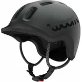 woom Helm Ready charcoal metallic XS