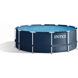 Intex Frame Pool Rondo 366 x 122 cm marine blau