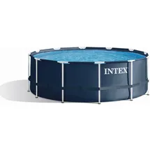 Intex Frame Pool Rondo 366 x 122 cm marine blau