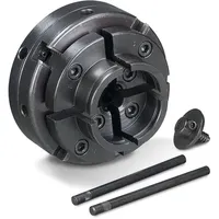 Holzstar Vier-Backenfutter Drechselbank Spannbereich Außen 51-78mm Innen 40-63mm