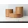 Continenta Aufbewahrungsdose Eiche beige 13 x 13 x 16 cm