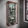 VCM Wandvitrine Vitrosa Maxi 59 x 18 x 115 cm Braun