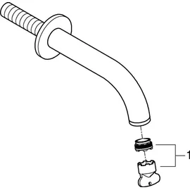 Grohe Wanneneinlauf Atrio Wandmontage, chrom