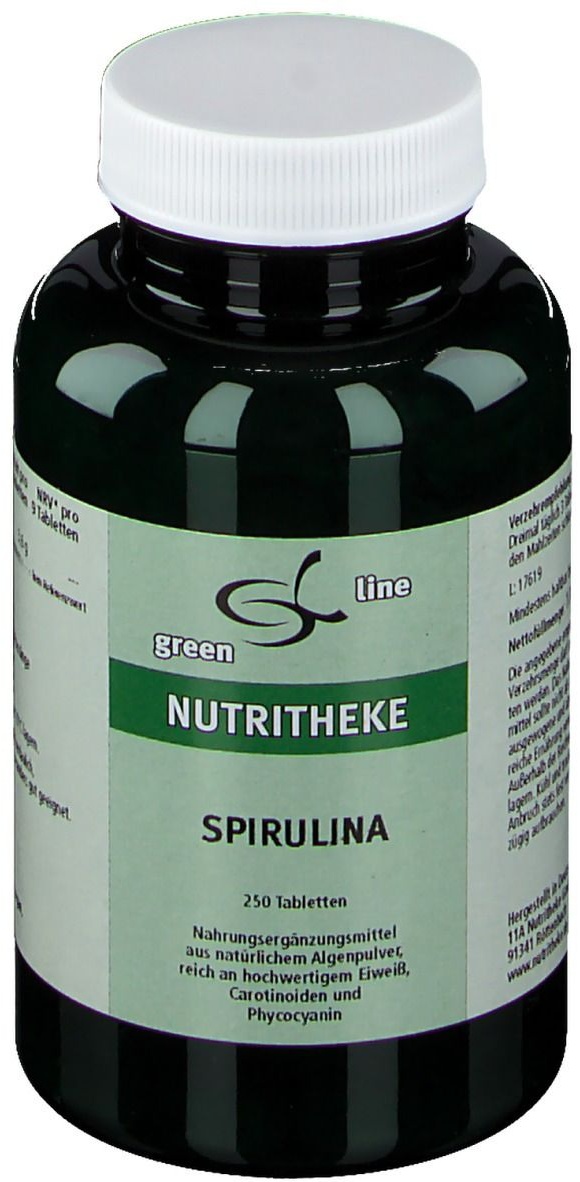 green line Nutritheke Spirulina