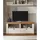 furn.design Wandboard 146 x 20 x 20 cm Weiß