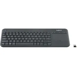 Logitech K400 Plus Wireless Touch Keyboard FR schwarz