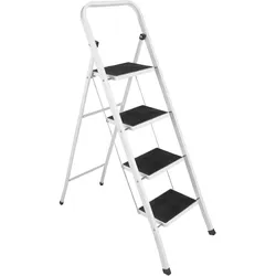 Klapptritt-Leiter mit Antirutsch-Oberfläche 4-stufig 150 KG (Stufentritt)
