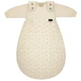 Alvi® Babyschlafsack Baby-Mäxchen 3-teilig Bio-Baumwolle (3 tlg., 1x Außensack, 2x Innensack), TOG Wert: 2.5 beige|braun 50/56 | 56.00 cm