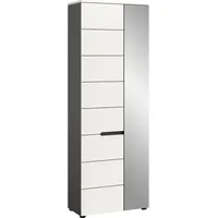 Home Affaire REHAT Dielenschrank 65x37x190 grau