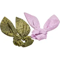 URBAN CLASSICS Bandana Print Scrunchies With XXL Bow 2-Pack, - Gr.: onesize
