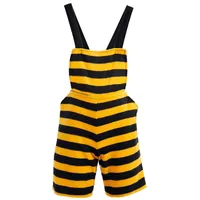 Fritz Fries & Söhne GmbH Damen Kostüm Biene Hummel Fleece Latzhose mit Stachel (XL)