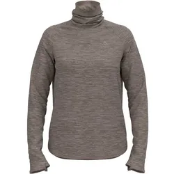 ODLO Damen Midlayer RUN EASY WARM, cinder melange, M