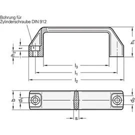 Ganter Normelemente Bügelgriff GN 528 117 mm
