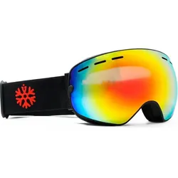 Skibrille / Snowboardbrille schwarz - Rotes Spiegelglas SCHWARZ|SCHWARZ|ROT No Size