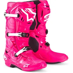 Alpinestars Tech 10 Motocross Stiefel, pink, Größe 48 für Männer