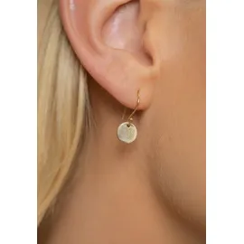 Elli Ohrringe Damen, Ohrhänger Geo, Kreis in gold, | Gr.: onesize,