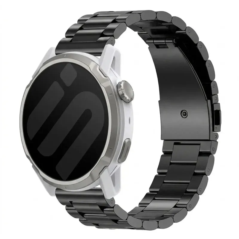 Strap-it Mobvoi TicWatch Pro 5 Enduro Armband Titan für Mobvoi TicWatch Pro 5 Enduro - Schwarz - Butterfly-Verschluss
