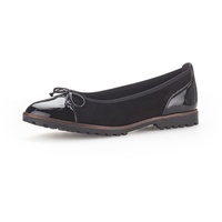 Gabor Ballerina, Flats, Chunky Slipper mit komfortablem Gummieinfass, Gr. 36, schwarz, / 43607321-36