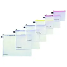 FolderSys Reißverschlussbeutel transparent/grün 0,15 mm, 1 St.