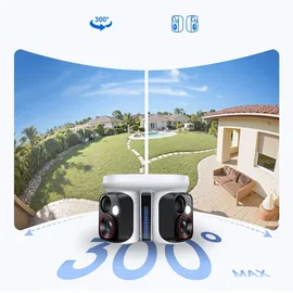 Baseus Security X1 Pro Outdoor Dual Camera 3K Weiß