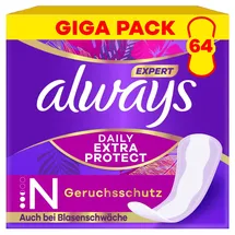 Always Slipeinlagen Daily Extra Protect Normal 64 St.