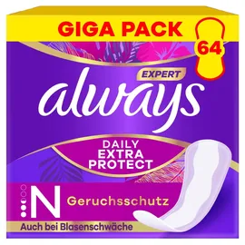 Always Slipeinlagen Daily Extra Protect Normal 64 St.