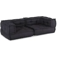 vidaXL 2-Sitzer-Modulsofa Anthrazit 140x70x36 cm Stoff