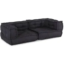 vidaXL 2-Sitzer-Modulsofa Anthrazit 140x70x36 cm Stoff