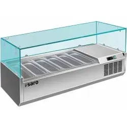 Saro Kühlvitrine METTE VRX 1400, Füße verstellbar 323-1037 , 1 Kühlvitrine