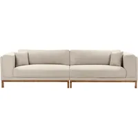 4-Sitzer Sofa Stoff taupe VENG