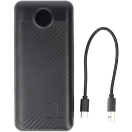XCell Powerbank X20000PD mit 20.000mAh Kapazität, USB-C PD3.0, Quick-Charge, LED-Display, 2x USB-Ausgang 1x USB-C-Ausgang