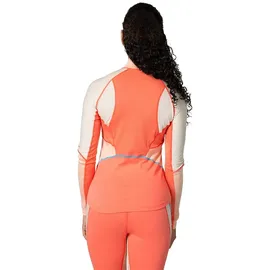 KARI TRAA Alma Half Zip Langarm-baselayer Coral M