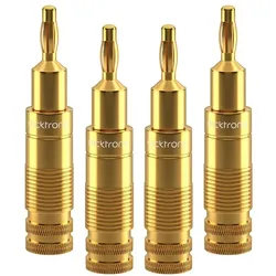 Clicktronic Bananen-Stecker - Premium-Adapter | Bananen-Stecker | 6,0 mm2