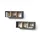 livinity® Wandregal 90 x 30 x 22 cm Anthrazit/Goldkraft Eiche