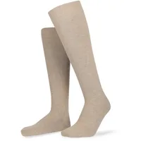 Hudson Relax Cotton Kniestrümpfe 3er Pack Beige 41-42