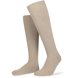 Hudson Relax Cotton Kniestrümpfe 3er Pack Beige 41-42