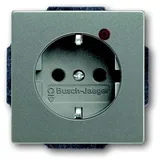 Busch-Jaeger Steckdoseneinsatz Überspannungsschutz Grau 1 St.