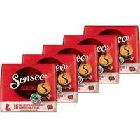 Senseo Kaffeepads Classic, Klassisch, mittlere Röstung, 5er Pack, 80 Pads