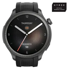 Amazfit Balance midnight Silikonarmband schwarz
