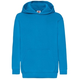 FRUIT OF THE LOOM Classic Hooded Sweat Kids Kapuzen-Sweatshirt - Blau