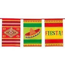 Boland Wimpelkette Fiesta 10 m Mehrfarbig