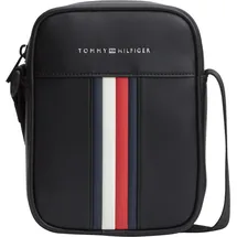 Tommy Hilfiger Metro Mini Reporter Umhängetasche Leder Black
