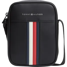 Tommy Hilfiger Metro Mini Reporter Umhängetasche Leder Black