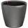 LECHUZA Classico LS 43 Komplettset Ø 43 x 40 cm anthrazit metallic