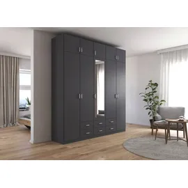 Rauch Wäscheschrank GAMMA 226 x 248 x 54 cm Grau