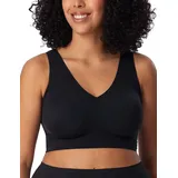 SCHIESSER Damen nahtloses Bustier mit herausnehmbaren Pads - Invisible Soft, schwarz_170364, 42