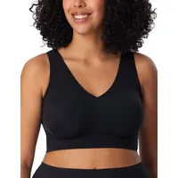 SCHIESSER Damen nahtloses Bustier mit herausnehmbaren Pads - Invisible Soft, schwarz_170364, 42