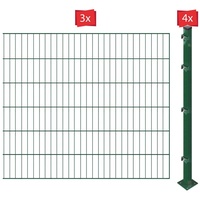 Arvotec Einstabmattenzaun "ESSENTIAL 120 zum Aufschrauben" Zaunelemente Zaunhöhe 120 cm, Zaunlänge 2 - 60 m Gr. H/L: 120 cm x 6 m H/L: 120 cm, grün (dunkelgrün) Zaunelemente