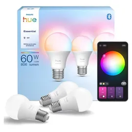Philips Hue Essential White & Color Ambiance E27 806 lm 8 W 3 St.