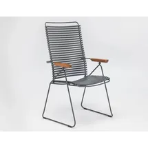 Houe CLICK Gartensessel 58,5 x 57 x 106,5 cm schwarz